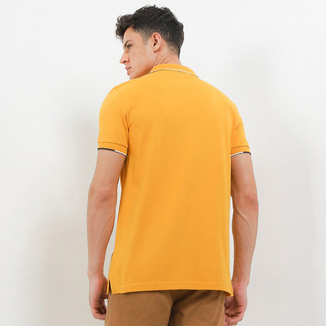 Hush Puppies Pakaian Pria Polo Twig In Mustard