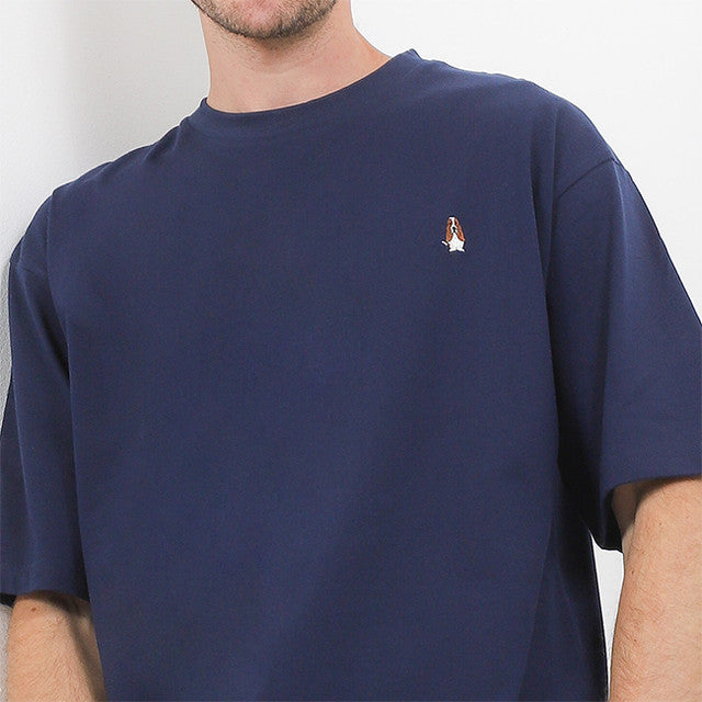 Hush Puppies Pakaian Pria T Shirt Bsc Rayo In Navy