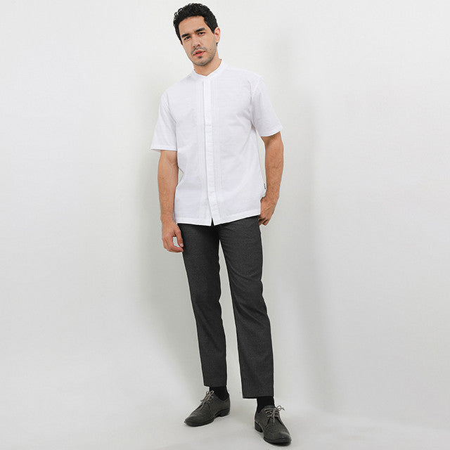 Hush Puppies Pakaian Pria Shirt Dolma In White