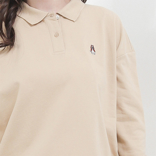 Hush Puppies Pakaian Wanita Estella Polo In Khaki