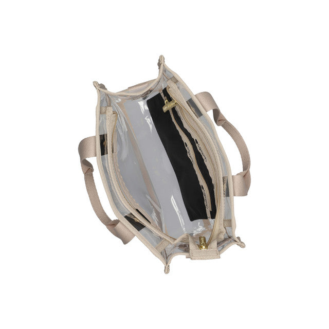 LeSportsac Tas Wanita Tote bag Clear Small N/S Tote In Clear/ Natural