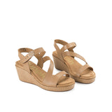 Hush Puppies Sandal Wanita Sling Back Willow Slingback In Tan