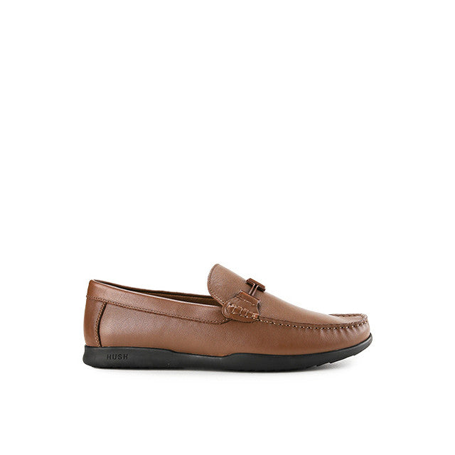 Hush Puppies Sepatu Pria Morgen Buckle Loafer In Tan