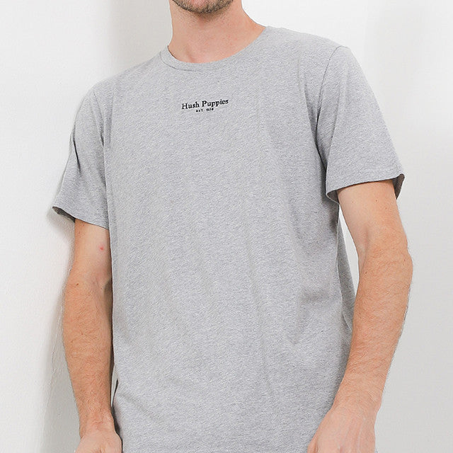 Hush Puppies Pakaian Pria T Shirt Bsc Austin In Gray