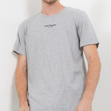 Hush Puppies Pakaian Pria T Shirt Bsc Austin In Gray