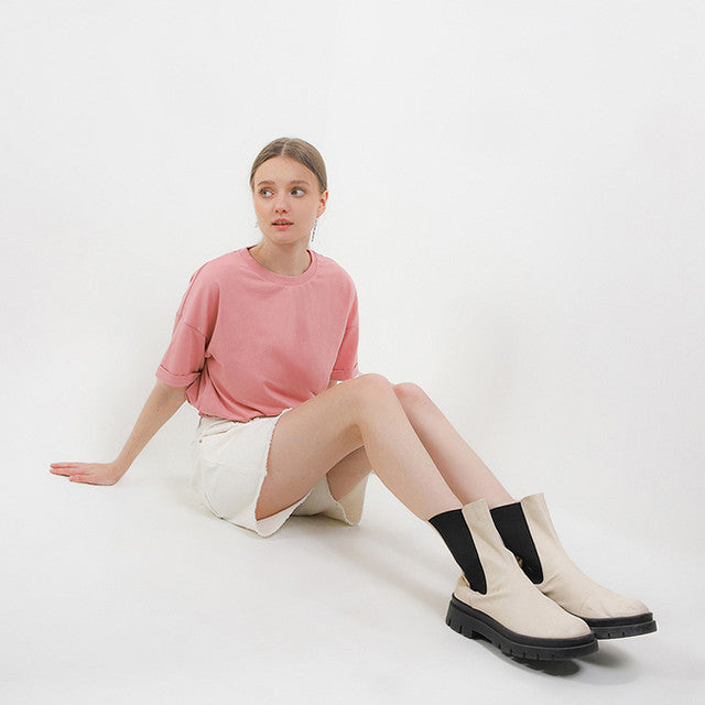 Hush Puppies Pakaian Wanita Luxina In Dusty Pink