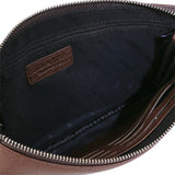 Hush Puppies Tas Pria Nadia Clutch In Dark Brown