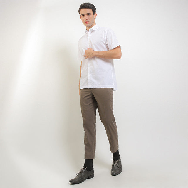 Hush Puppies Pakaian Pria Shirt Trento In White
