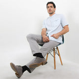 Hush Puppies Pakaian Pria Shirt Karuka In Blue