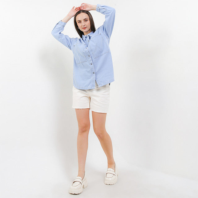 Hush Puppies Pakaian Wanita Dress Lennon In Blue