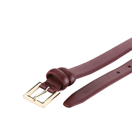 Obermain Accessories Wanita Pin Clip Adeline Ladies Leather Pin In Maroon 36