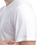 Hush Puppies Pakaian Neck Tee Pria  Classic Crew Neck Tee In  White