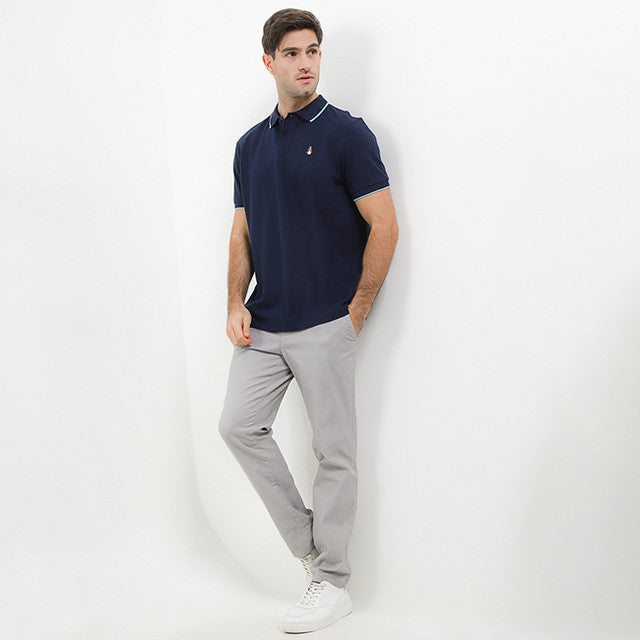 Hush Puppies Pakaian Pria Polo Fore In Navy