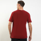 Hush Puppies Pakaian Pria T Shirt Gammal In Red