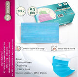 Ultra Protective Face Mask 3 Ply 50 Pcs