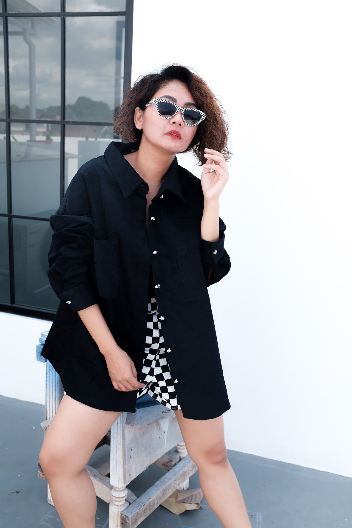 Skull Shirt - Navy