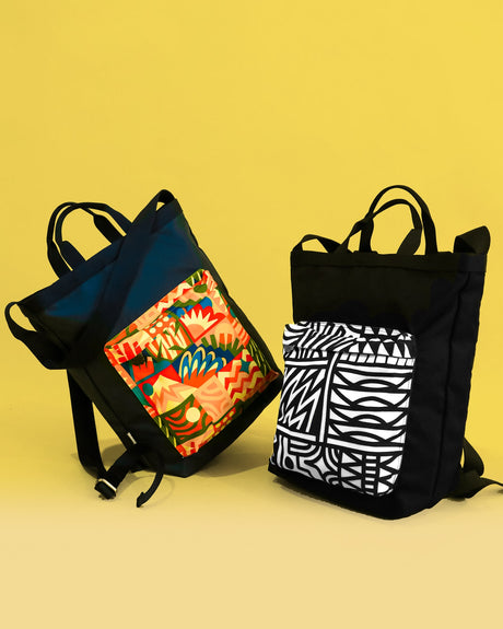 Sovlo x Popomangun - Backpack 3 in 1 / Tas Ransel Laptop - Black