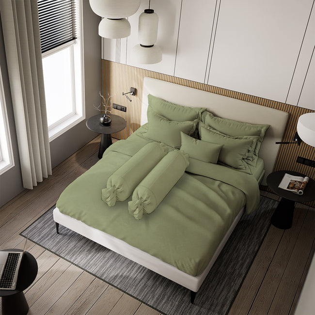 Sprei Nyenyak & Bed Cover Solid Plain   -  Super King 200x200x30