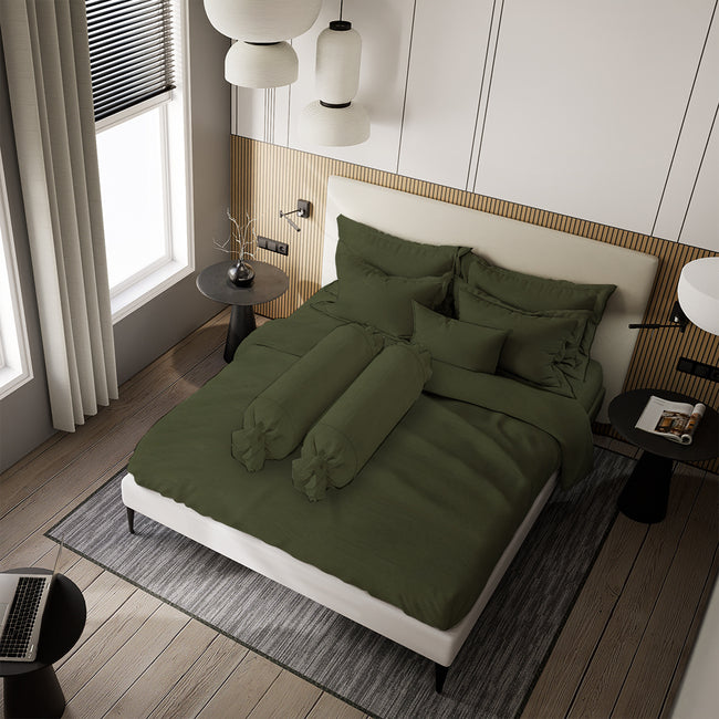Sprei Nyenyak & Bed Cover Solid Plain   -  Super King 200x200x30
