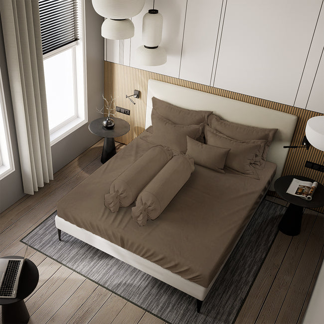 Sprei Nyenyak Solid Plain   -  160 x 200 x 20