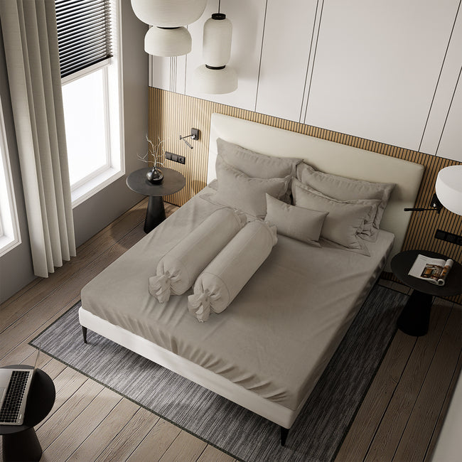 Sprei Nyenyak Solid Plain   -  160 x 200 x 20