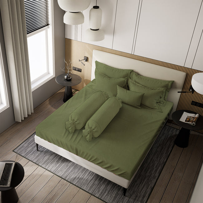 Sprei Nyenyak Solid Plain   -  160 x 200 x 20