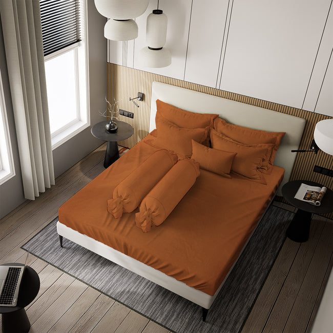 Sprei Nyenyak Solid Plain   -  160 x 200 x 20