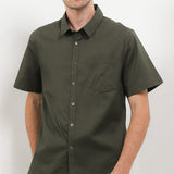 Obermain Pakaian Pria Shirt Buster In Dark Green