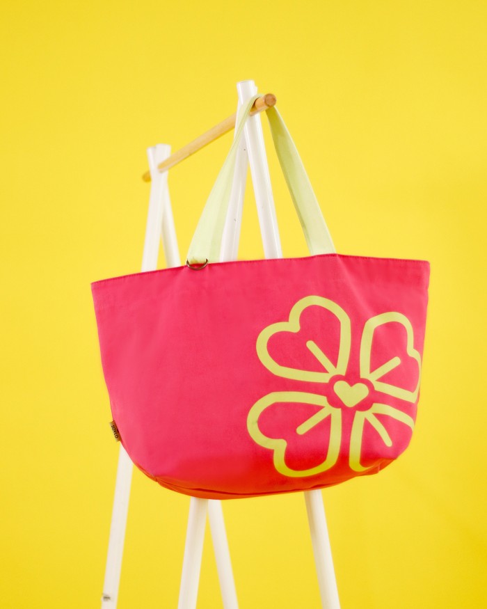 Daily Tote Bag Zipper - Tas Wanita Basic Magenta