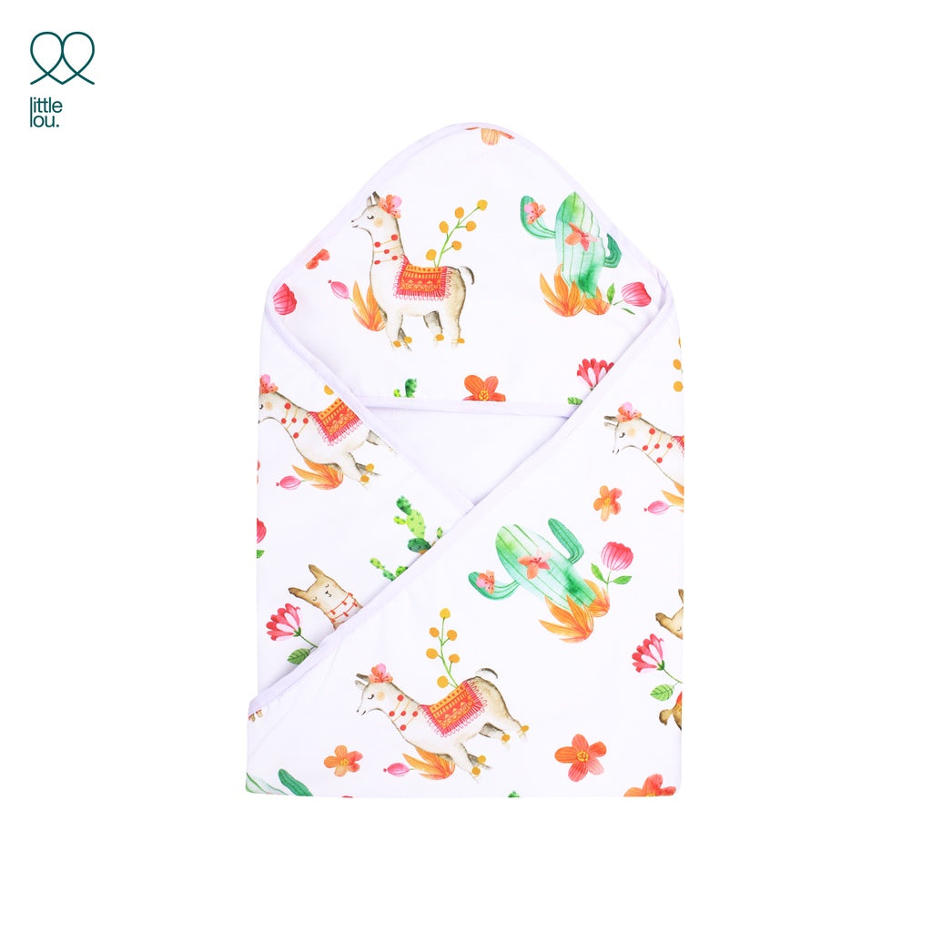 Little Lou by Sprei Nyenyak Selimut Bayi Llamas Blanket - 75 x 75/100 x 100