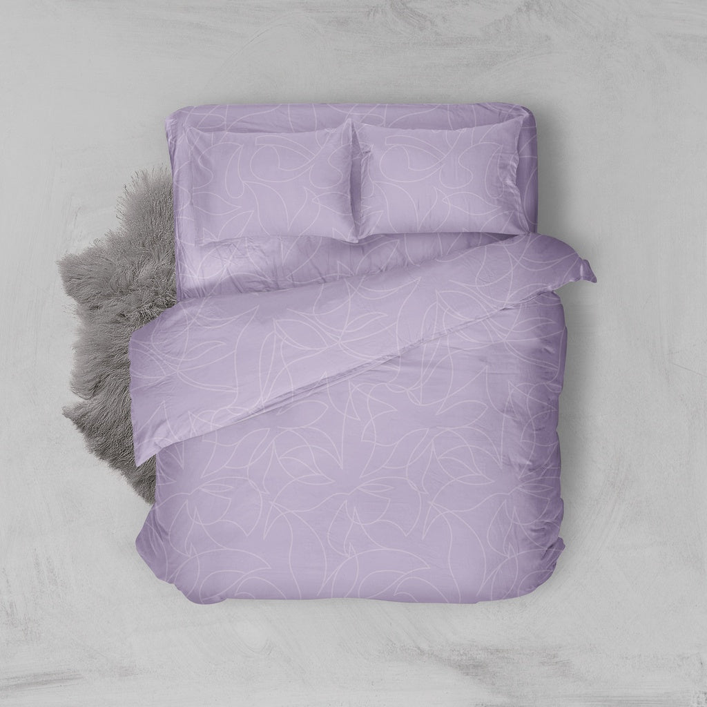 Sprei Nyenyak Premium Jewel Lilac -  120x200 / 100x200 / 90x200 -  Single