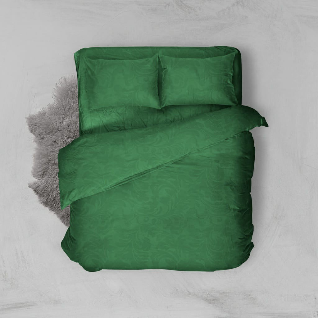 Set Sprei Nyenyak & Bed Cover Premium Linens   -  Royal Olive