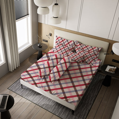 Sprei Nyenyak Plaid