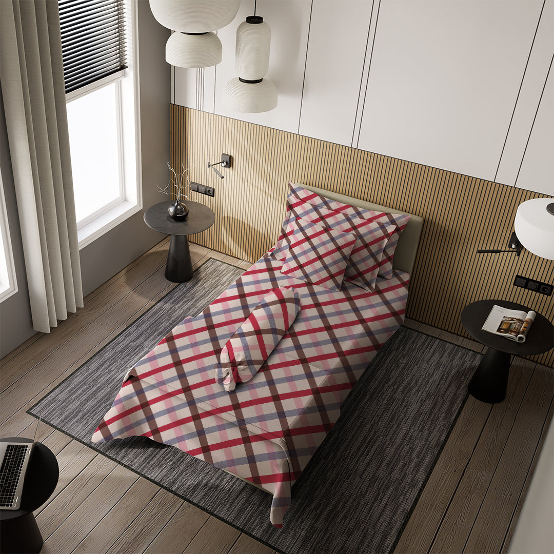 Nyenyak Bed Cover Plaid