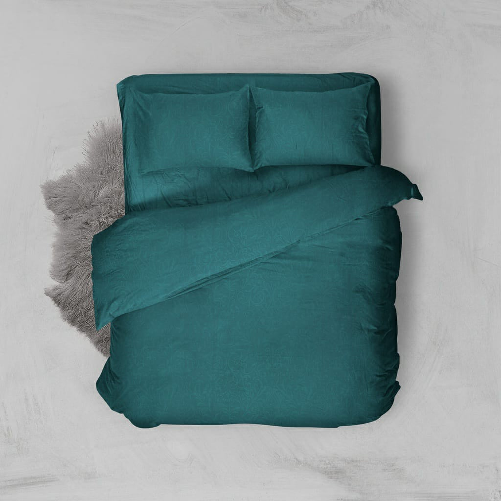 Sprei Nyenyak Premium Linens   -  Royal Forest Green