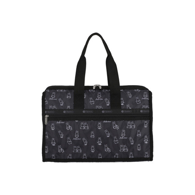 Deluxe Med Weekender In Miffy Black Stencil