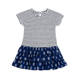TORIO Blue Turtle Dress - Dress Anak Perempuan