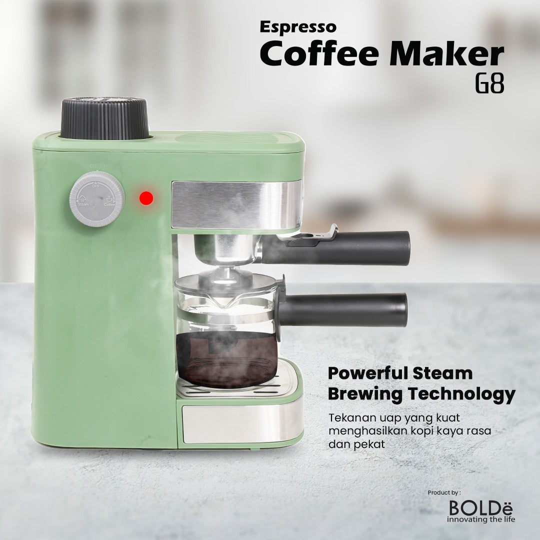 Bolde Expresso Coffee Maker G8 (Coffee Machine) Black/grey