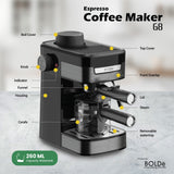 Bolde Expresso Coffee Maker G8 (Coffee Machine) Black/grey