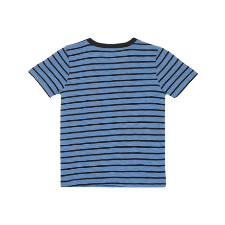 TORIO Basic T-Shirt Navy Stripe 6-12 Tahun - Kaos Anak Laki-Laki