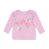 TORIO Long Sleeve T-Shirt Flamingo - Kaos Bayi Lengan Panjang