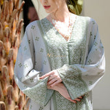 Nayanika Rose Kaftan Chiffon