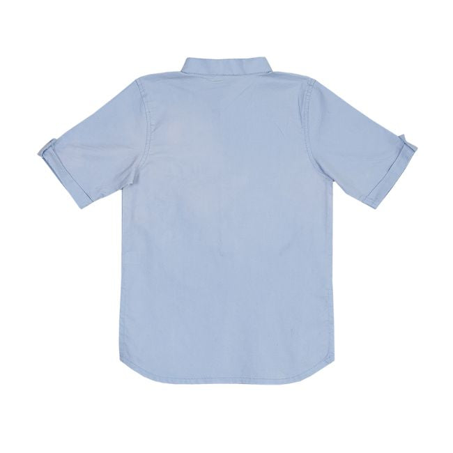 TORIO Koko Muslim Blue Shirt - Baju Koko Muslim Atasan Anak Laki-Laki