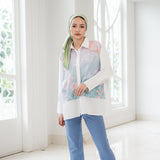 Sovlo - Amina Blouse - Atasan Fashion Wanita Lengan Panjang White_SM