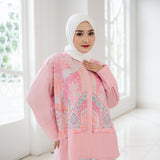 Sovlo - Amina Blouse - Atasan Fashion Wanita Lengan Panjang Pink_ZA