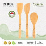 Organic Utensil Set 3 Pcs Wood Series