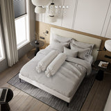 Nyenyak Bed Cover Solid Plain - King/Queen 220x220 - Jade