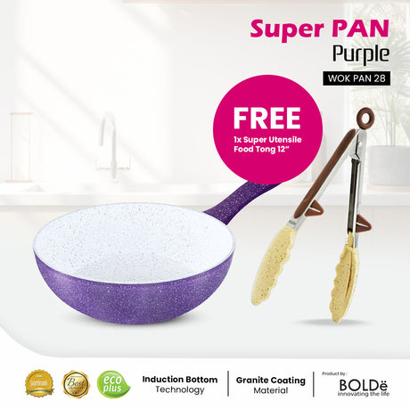 BOLDe Wok 28 cm Purple Series