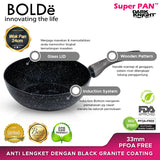 BOLDe Super Pan Wok 24 cm Black
