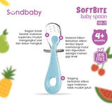 Sundbaby Softbite Baby Spoon Peach/pink